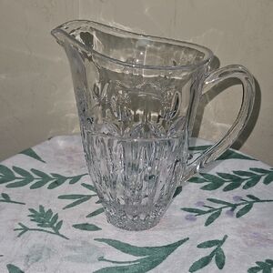 BLOCK 24% Crvstal Spring Tulip Cut Pitcher 32oz